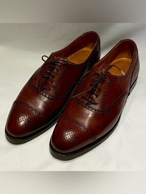 Crockett & Jones Berkeley Oxford in Chestnut, size 9.5